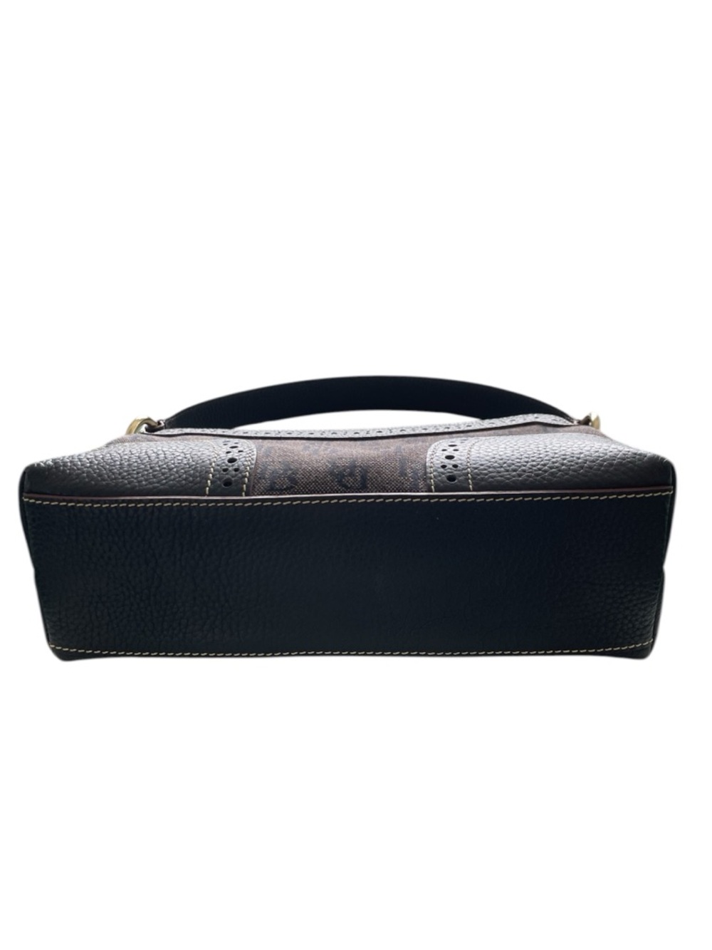 Dooney & Bourke Signature Jacquard and Leather Shoulder Bag - Picture 14 of 16